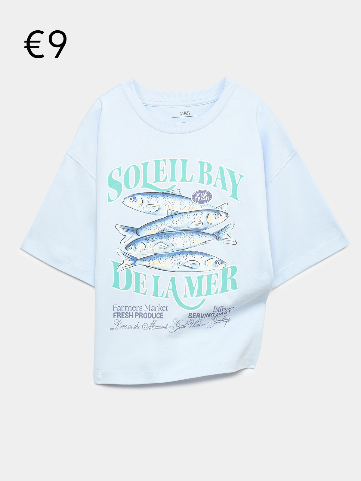 Cotton Rich Sardine Graphic T-Shirt