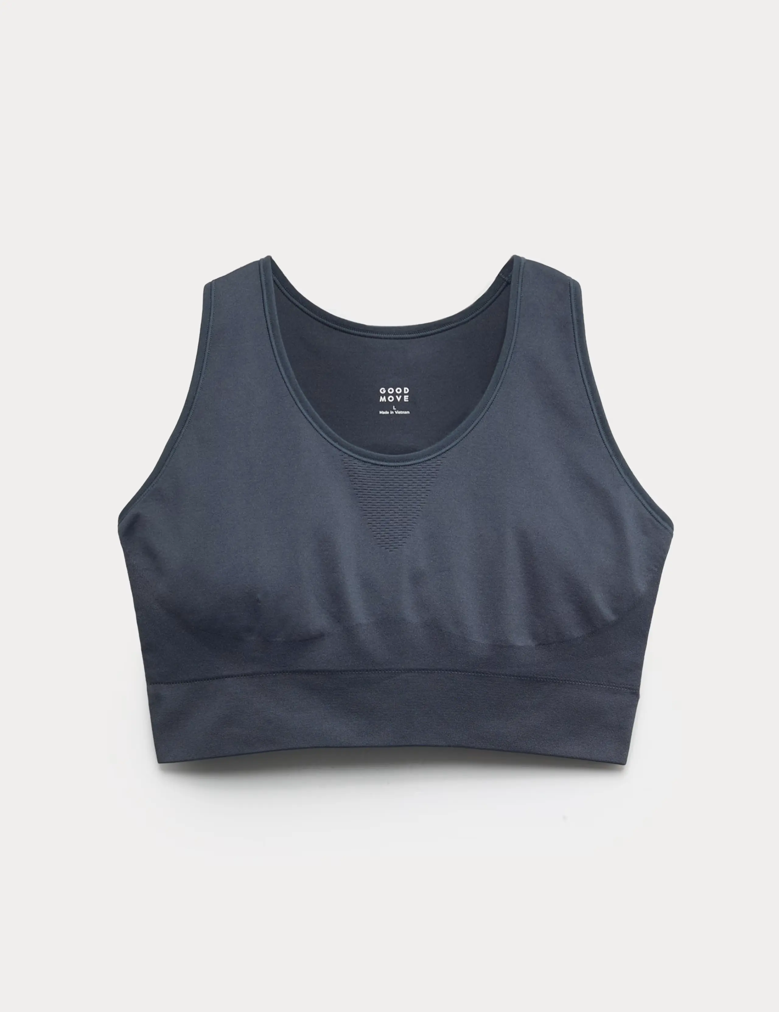 Deep blue sports bra by Goodmove