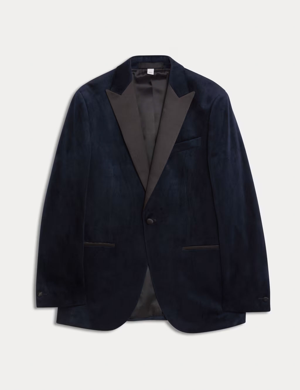 Men's navy velvet tuxedo jacket