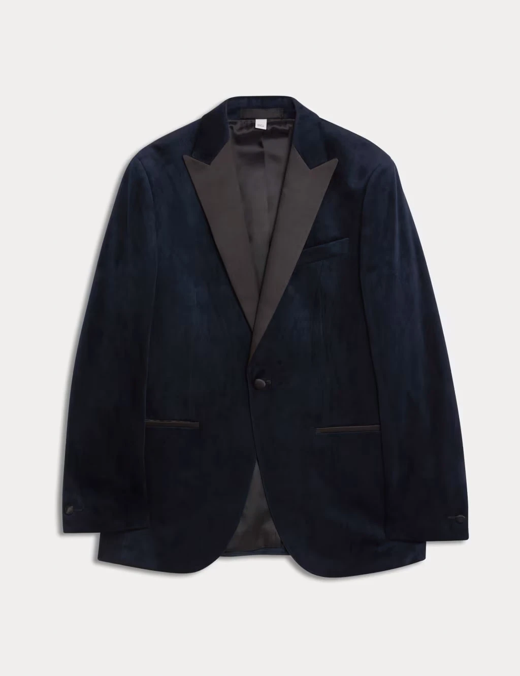 Men's navy velvet tuxedo jacket
