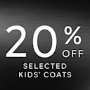 20% off selected Coats & Jackets