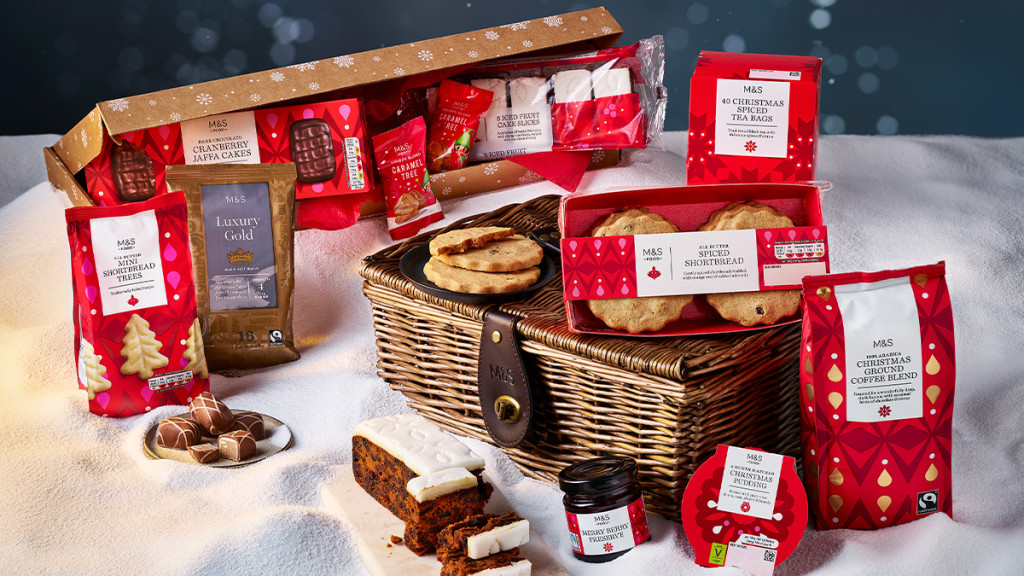 Wines & chocolates. Shop Christmas Hampers