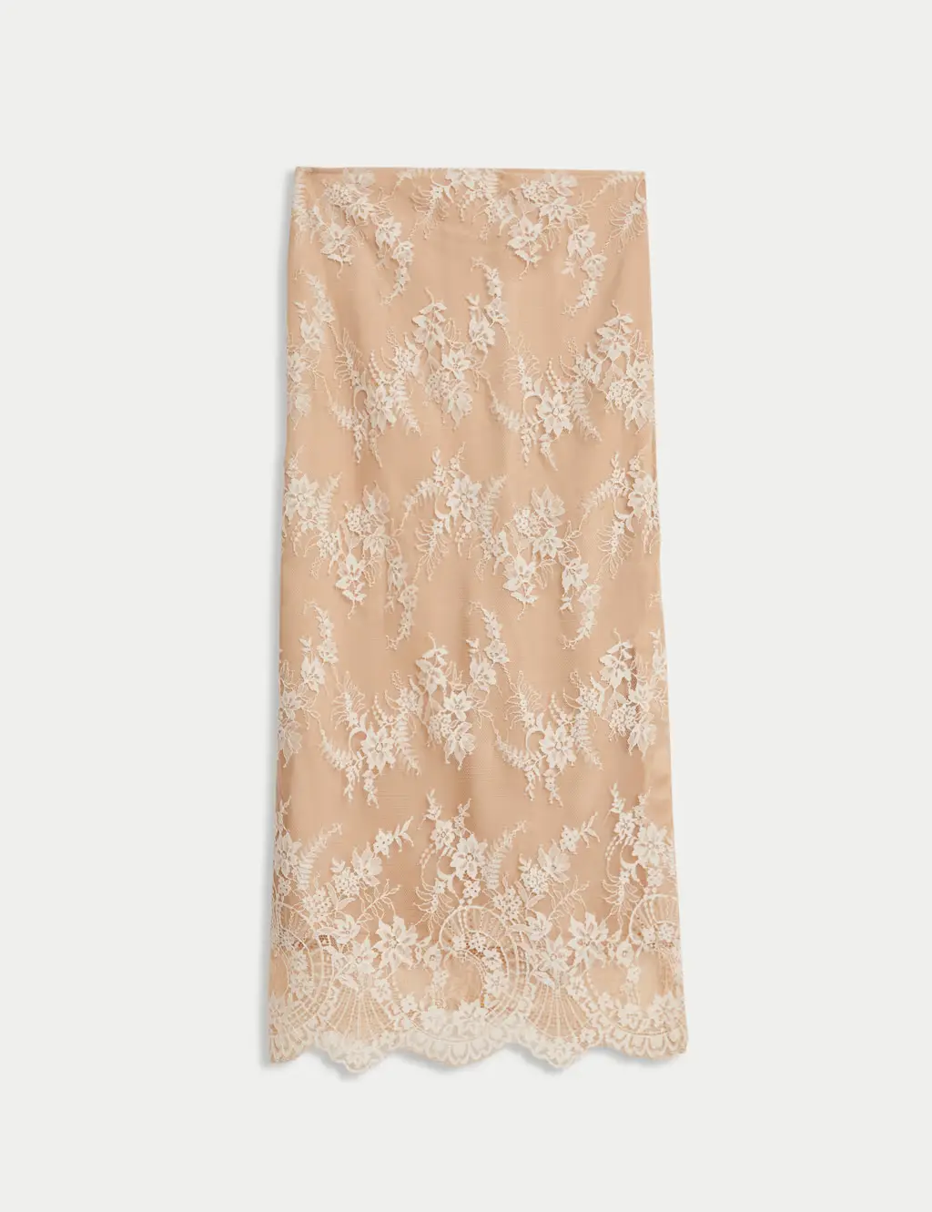 A peach lace skirt from Autograph