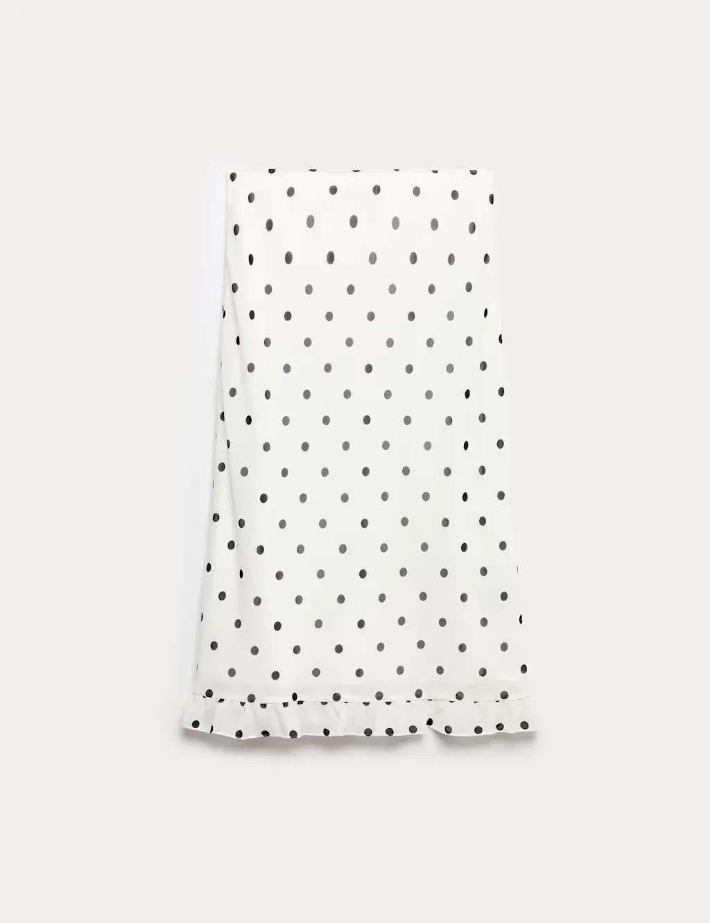 Polka Dot Knee Length Slip Skirt