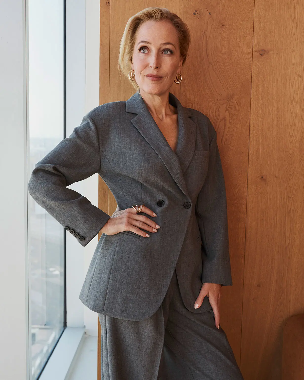 Gillian Anderson at M&S