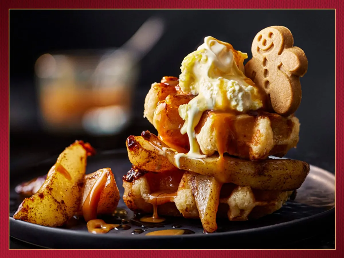 Gingerbread waffles