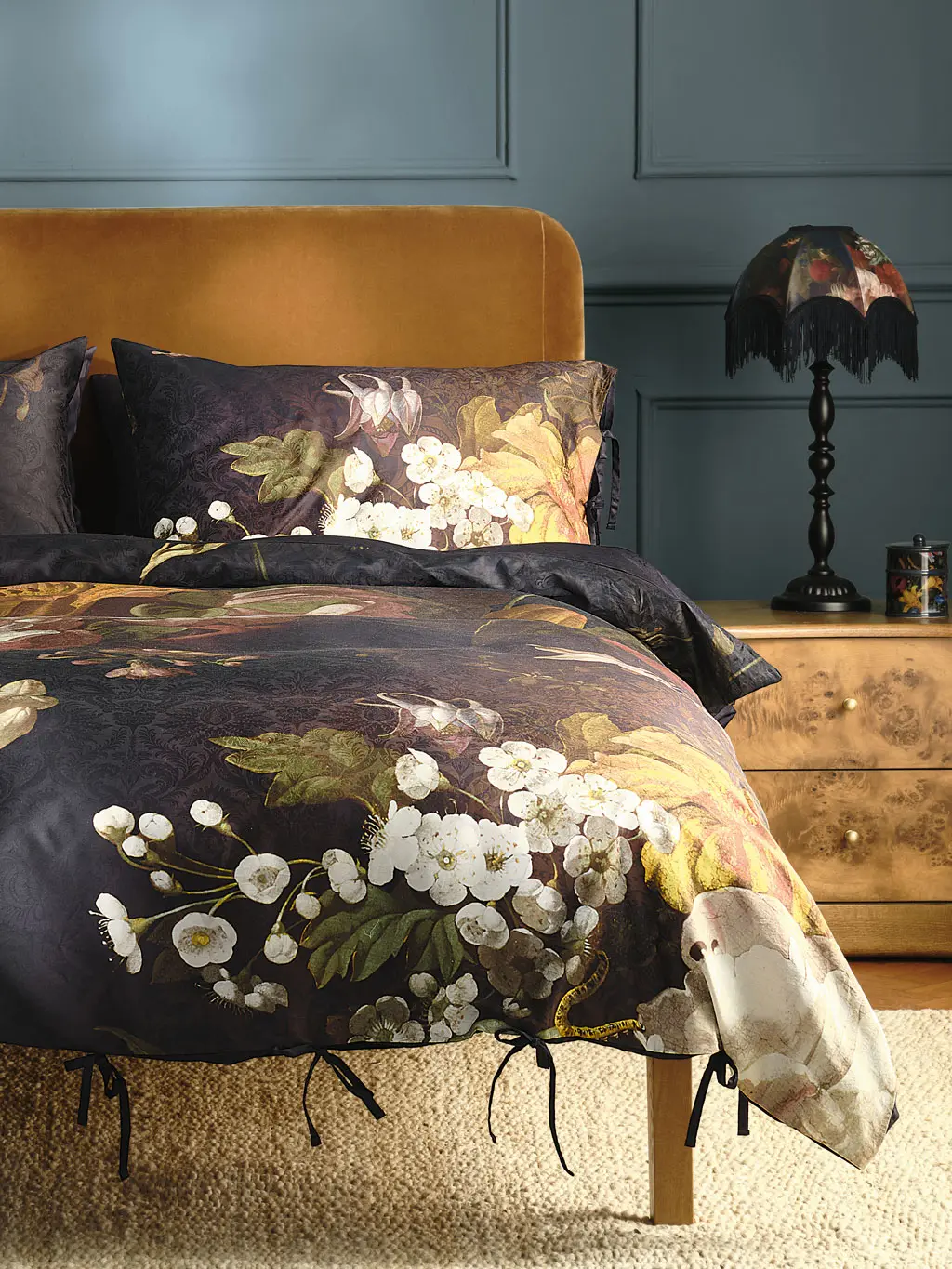 A floral bedding set from M&S x National Gallery