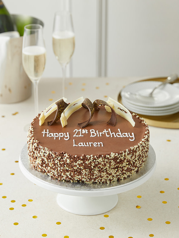 Personalised Extremely Chocolatey Party Cake