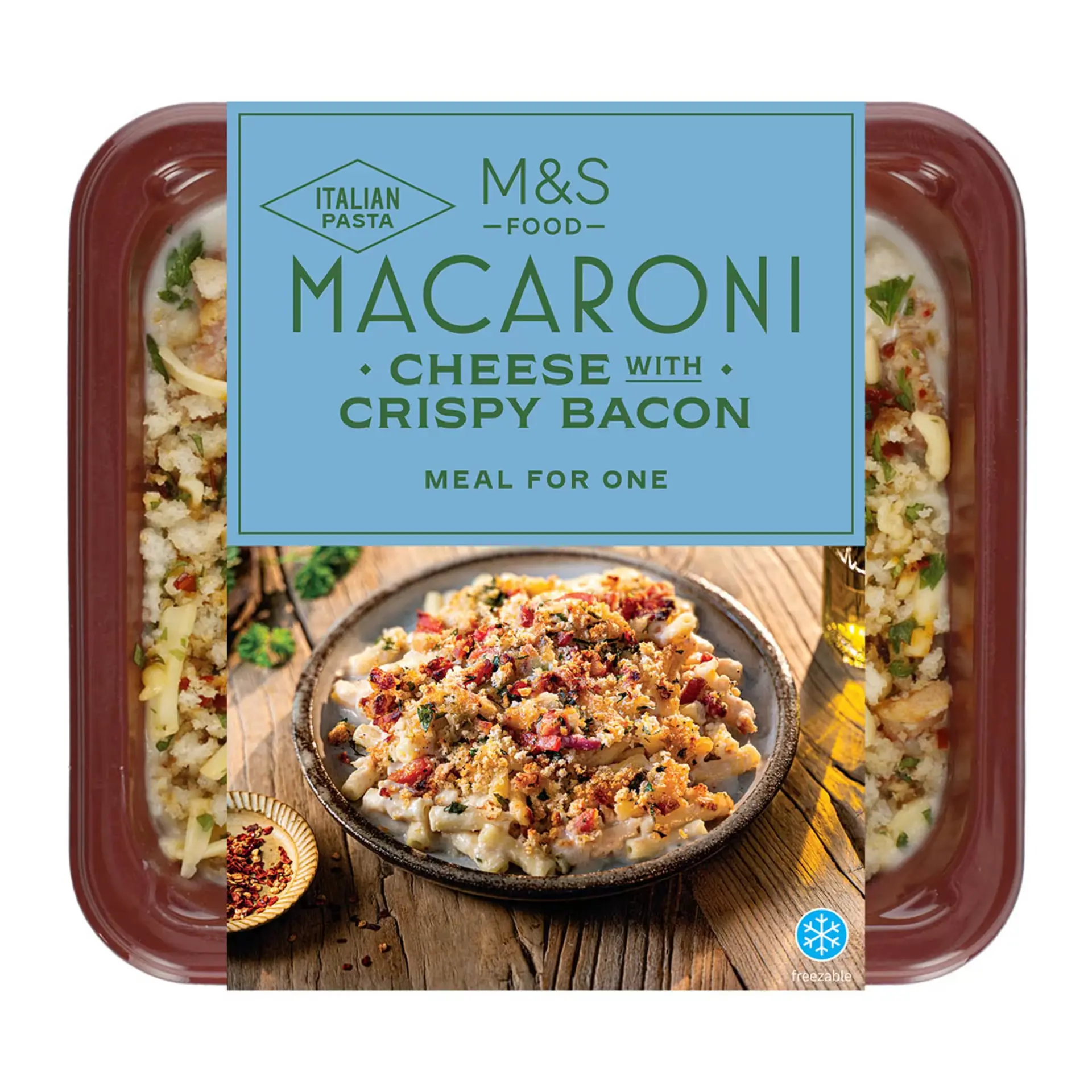 Macaroni Cheese with Crispy Bacon