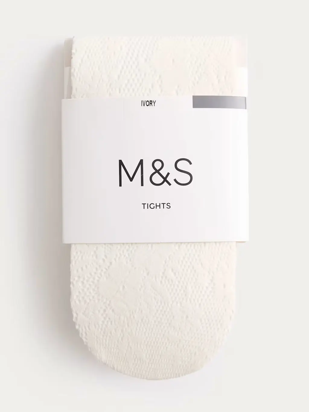 White fishnet tights