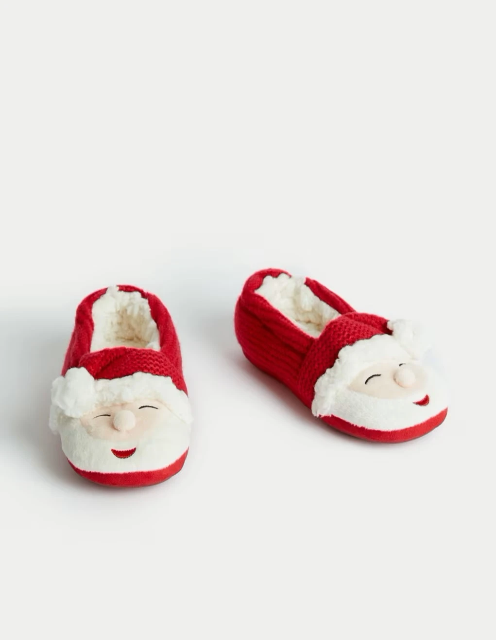 Santa-themed slippers