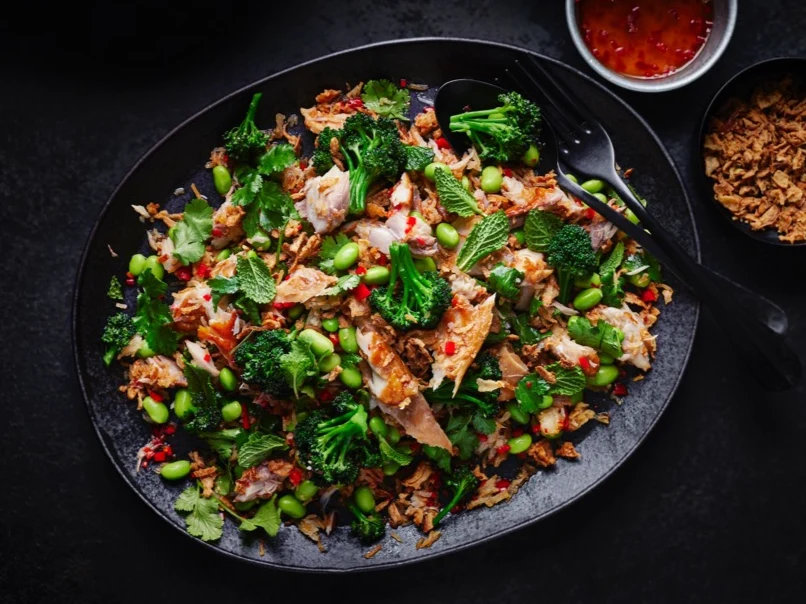 Crispy rice salad