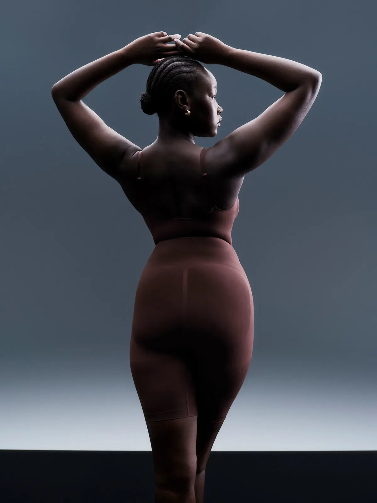 Woman wearing bodysuit 