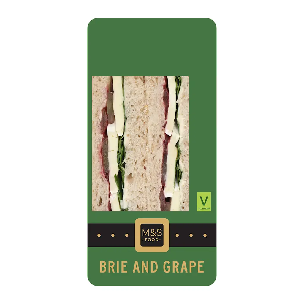 Brie and Grape Sandwich