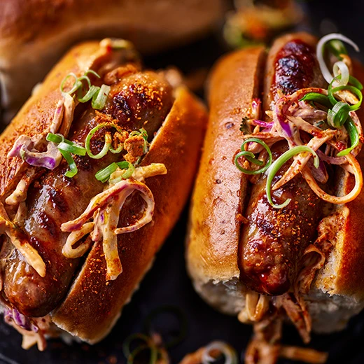 Korean-style hot dogs