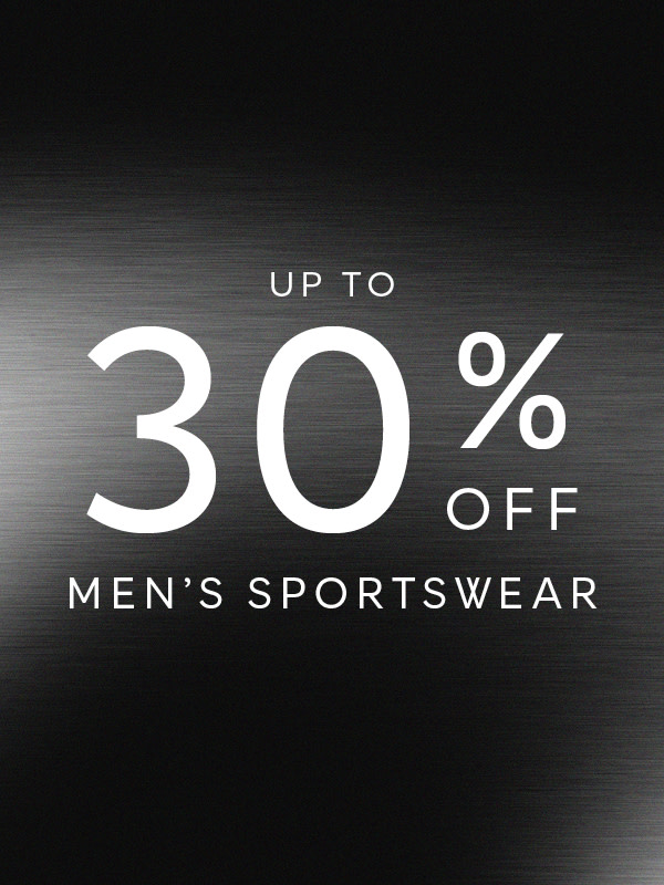 Up to 30% off Men's Sportswear