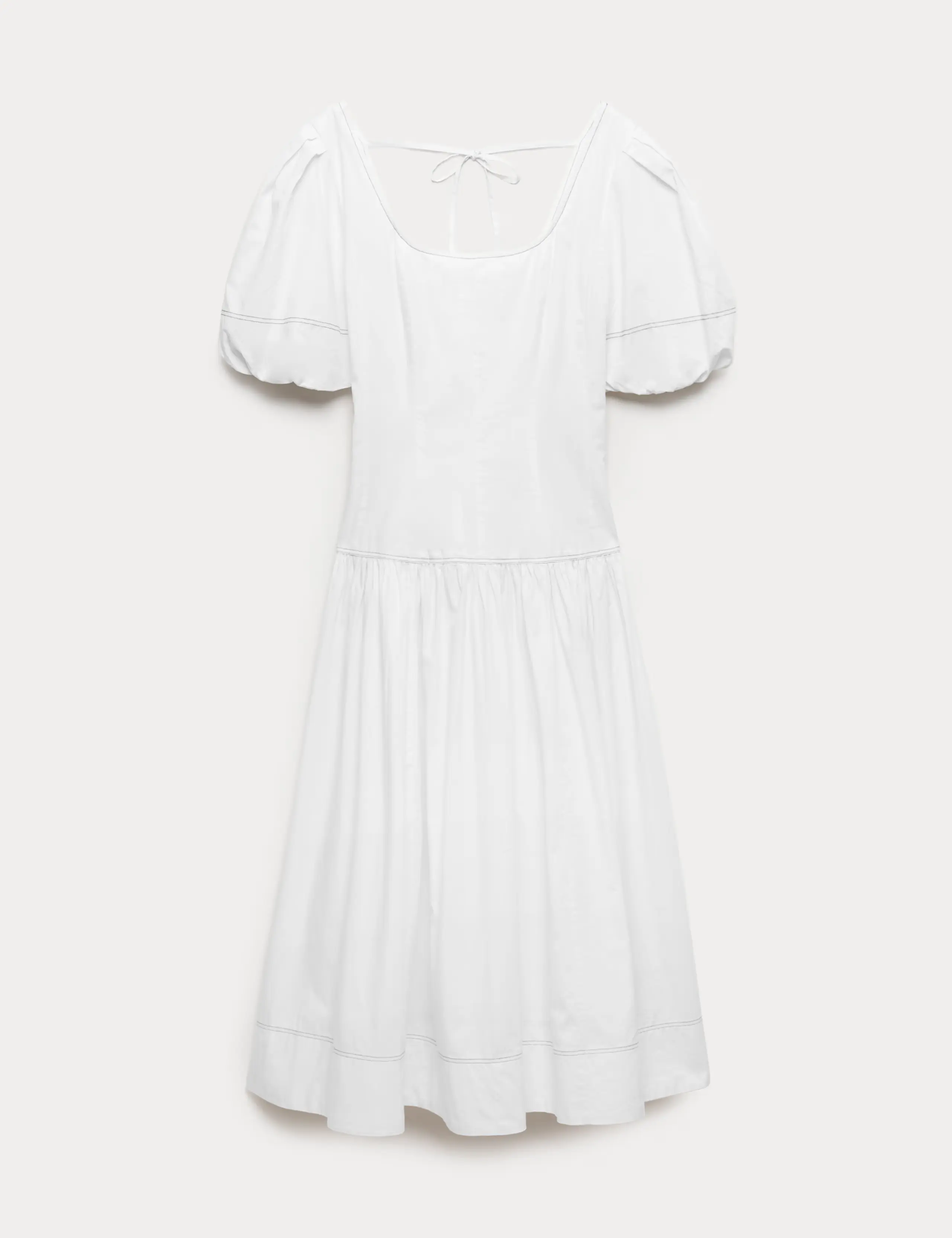 White cotton dress