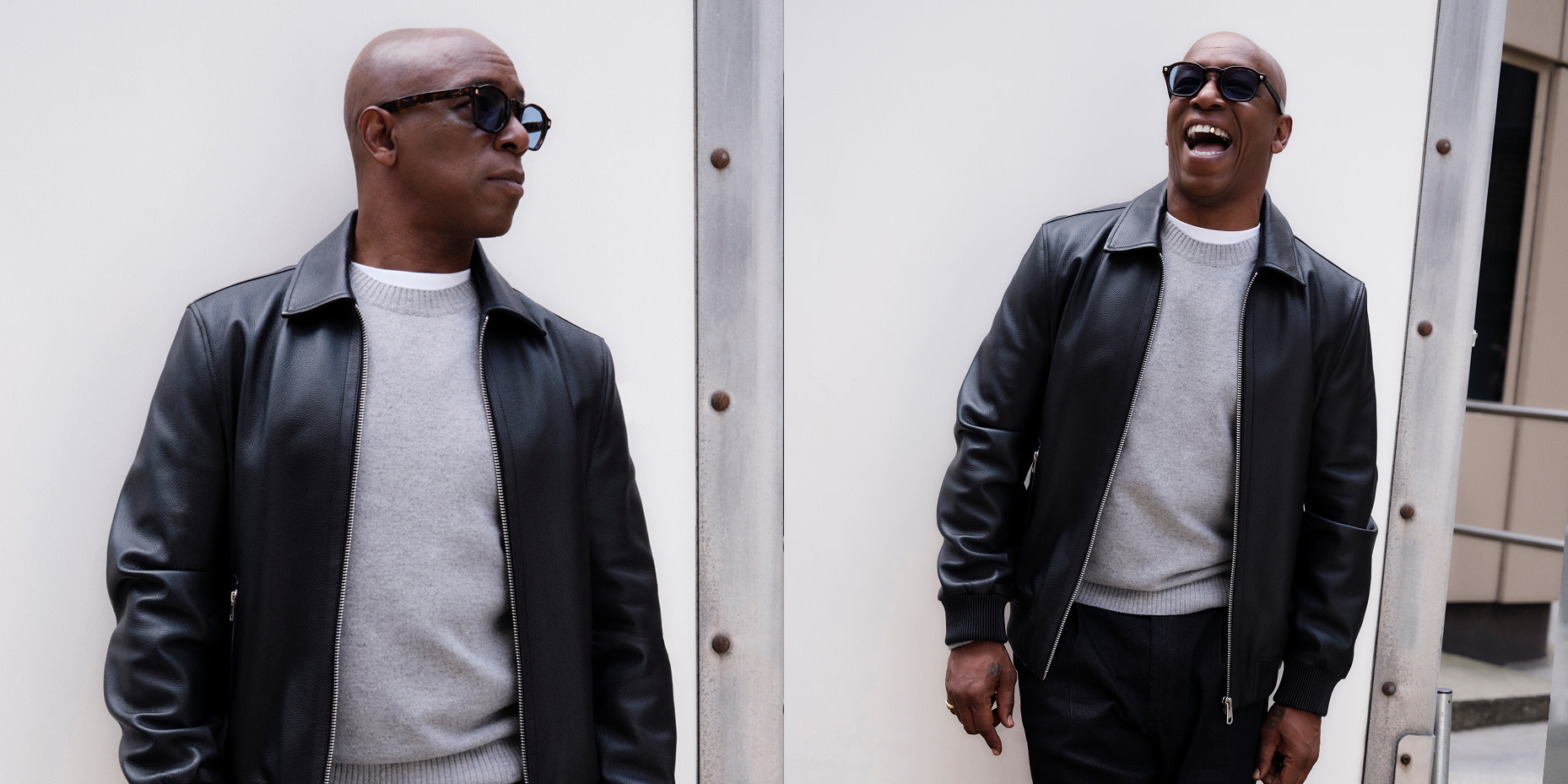 Men wearing black jacket