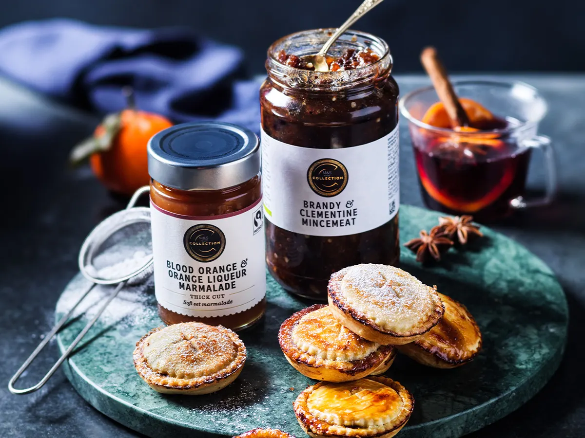 Mince pies, marmalade and mincemeat