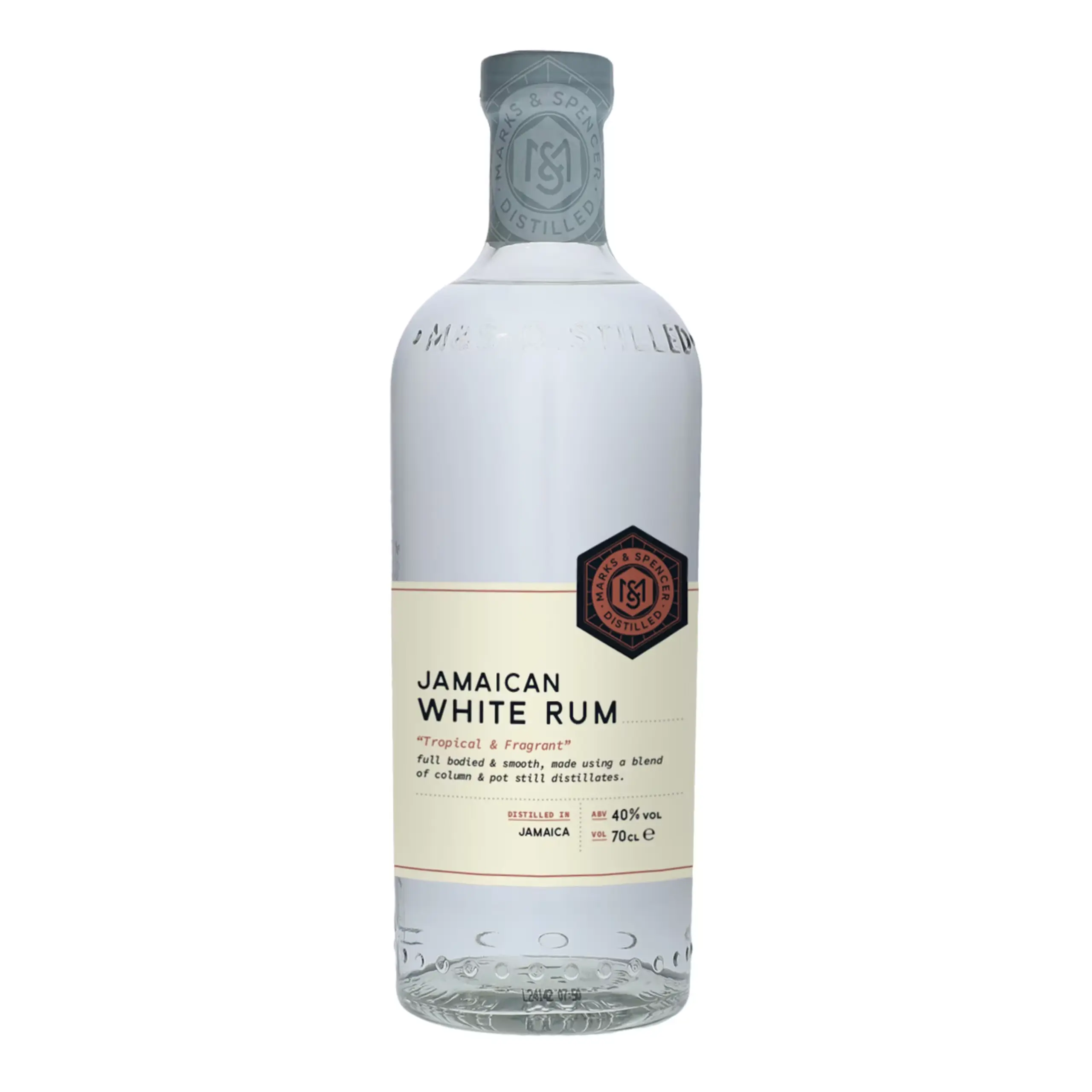 Distilled Jamaican White Rum