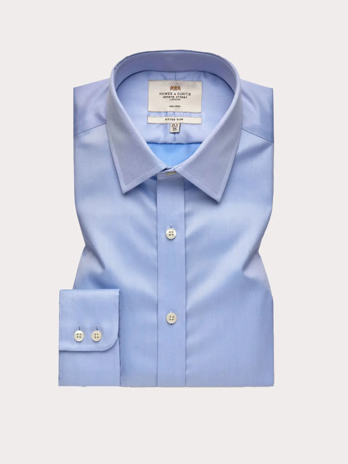 Blue folded shirt 