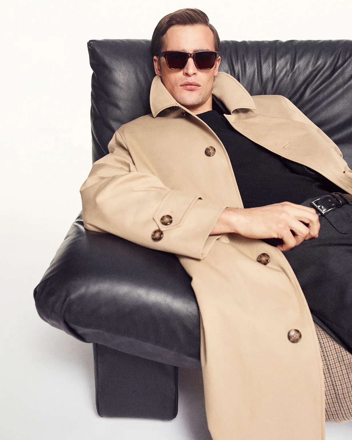 The men's M&S trench