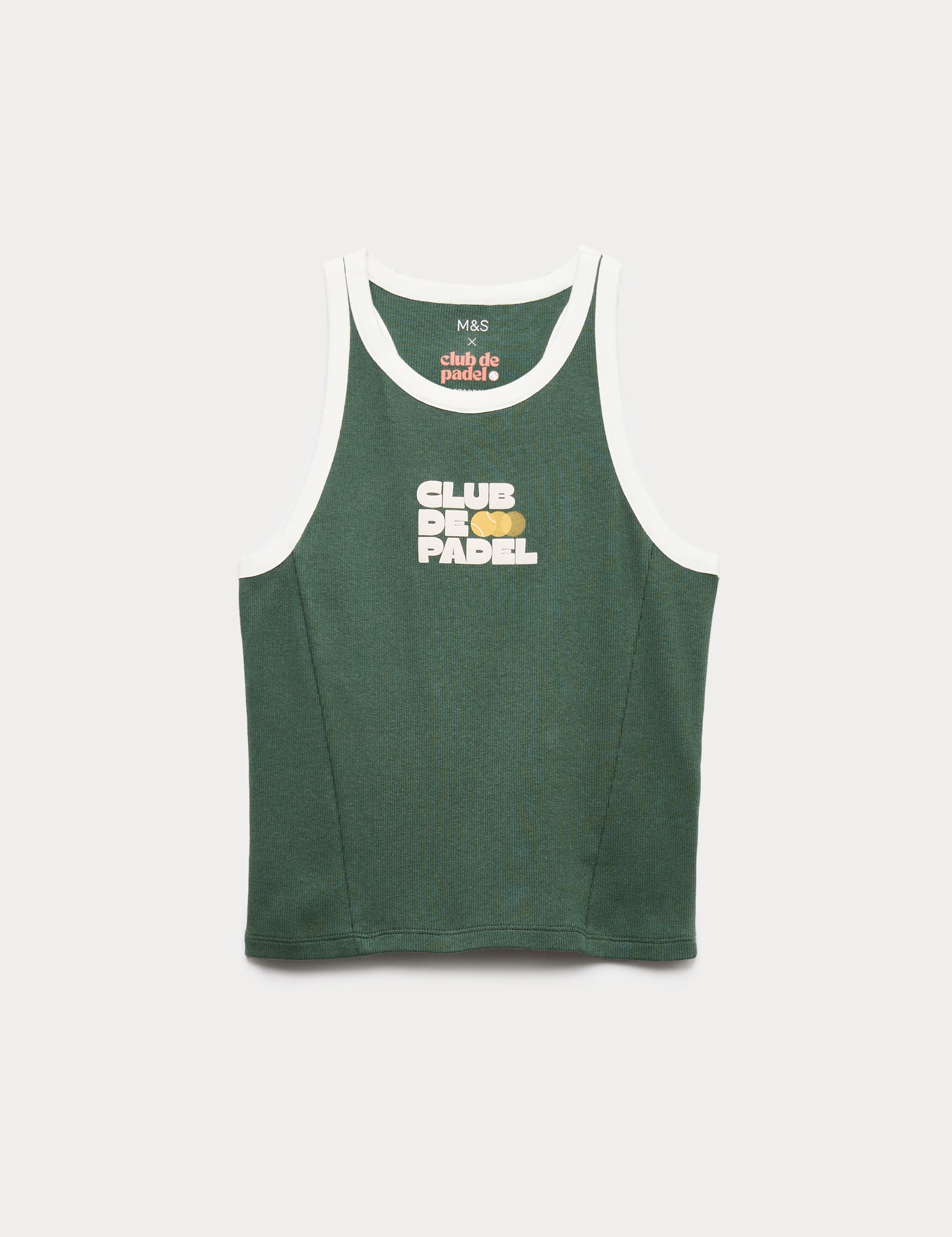Green vest top