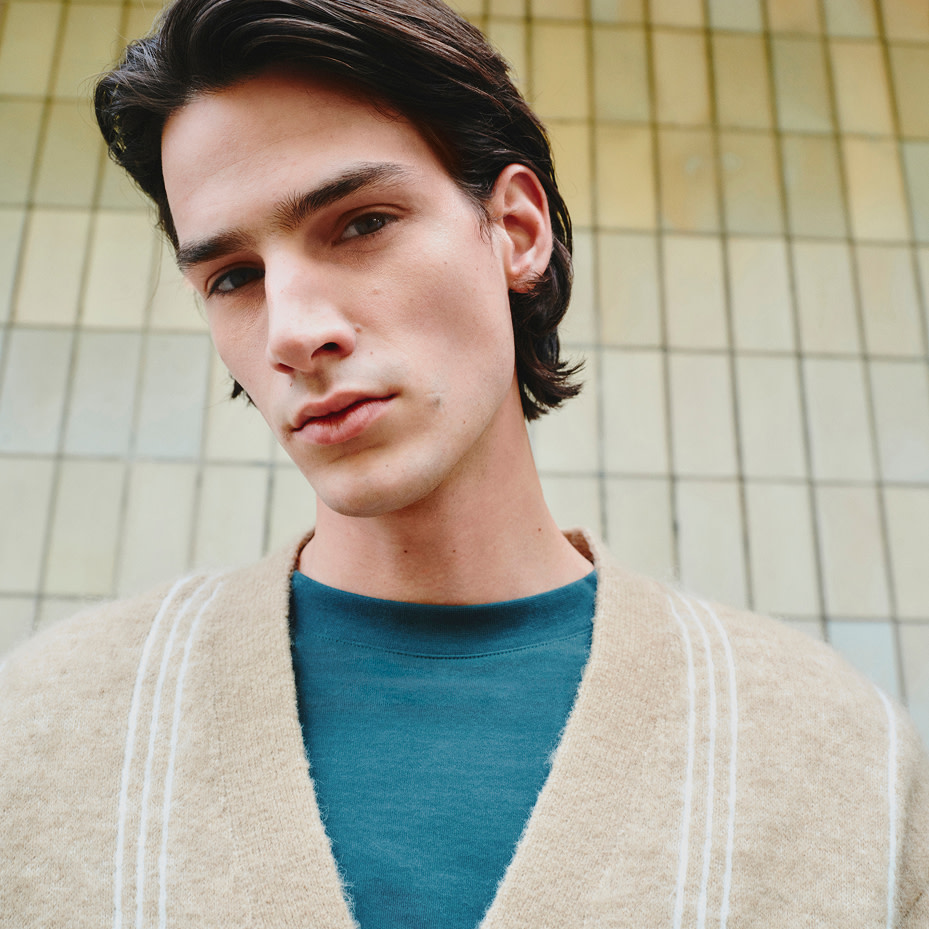 Man wearing jumper