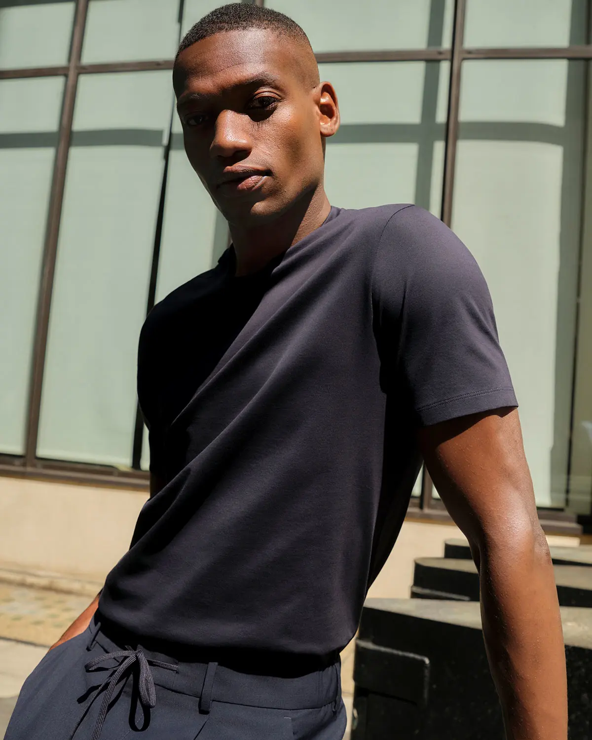 Man wearing T-shirt from Autograph Performance