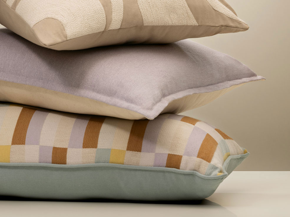 Stack of cushions from M&S