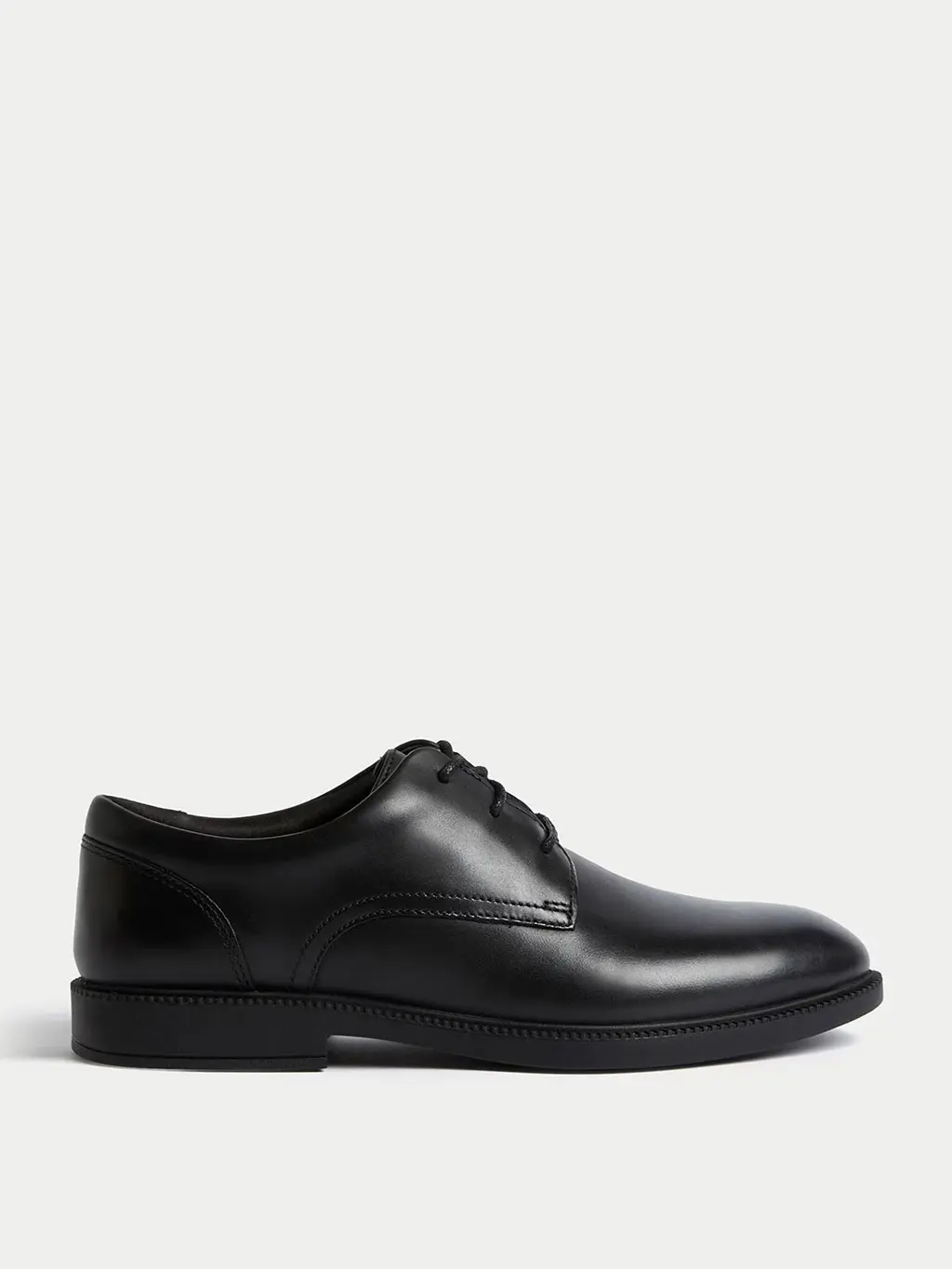 Black lace-up shoes