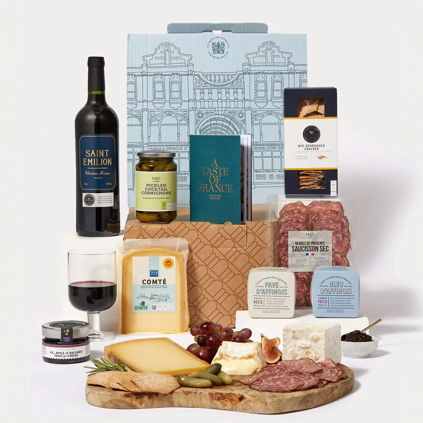 M&S French hamper, ideal for last-minute gifting