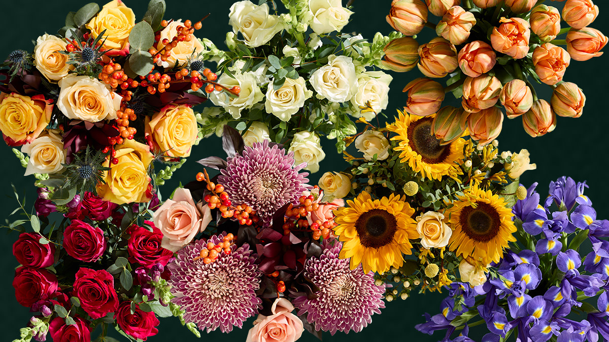 TRADE BANNER AUTUMN FLOWERS