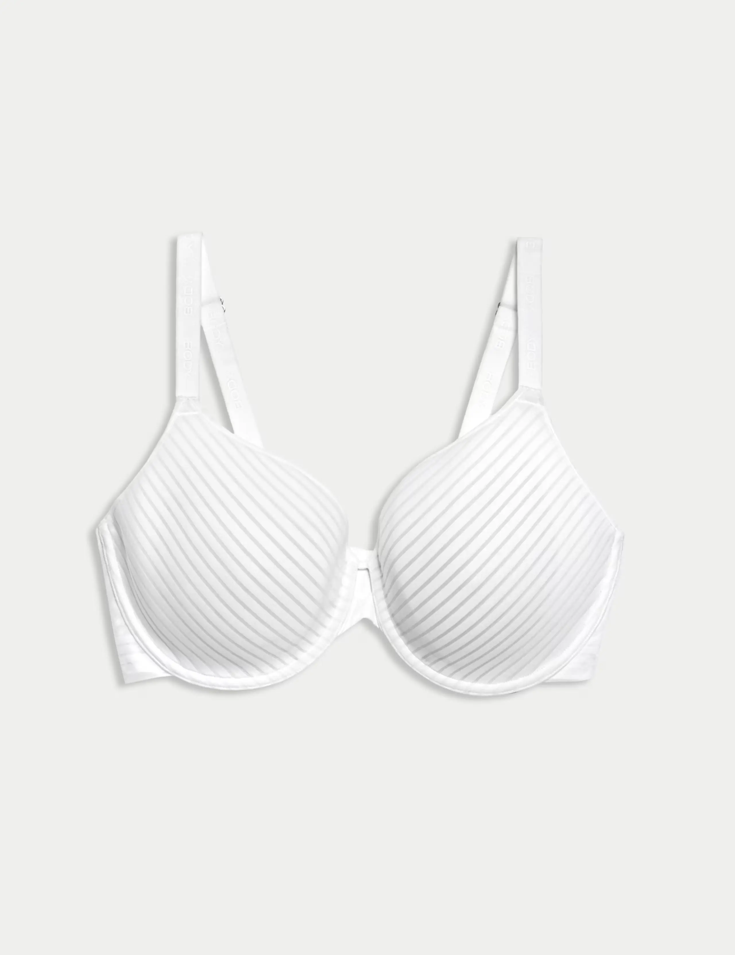 A white bra with spacer detailing