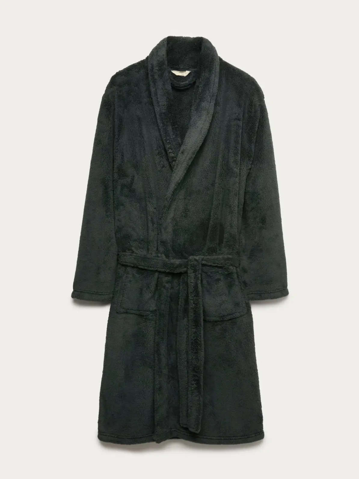Dark green dressing gown