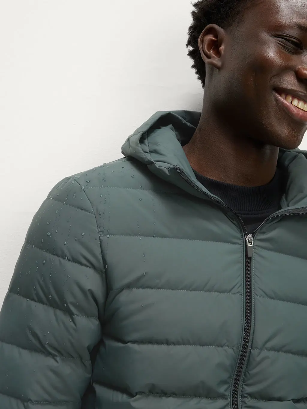 Hooded puffer jacket