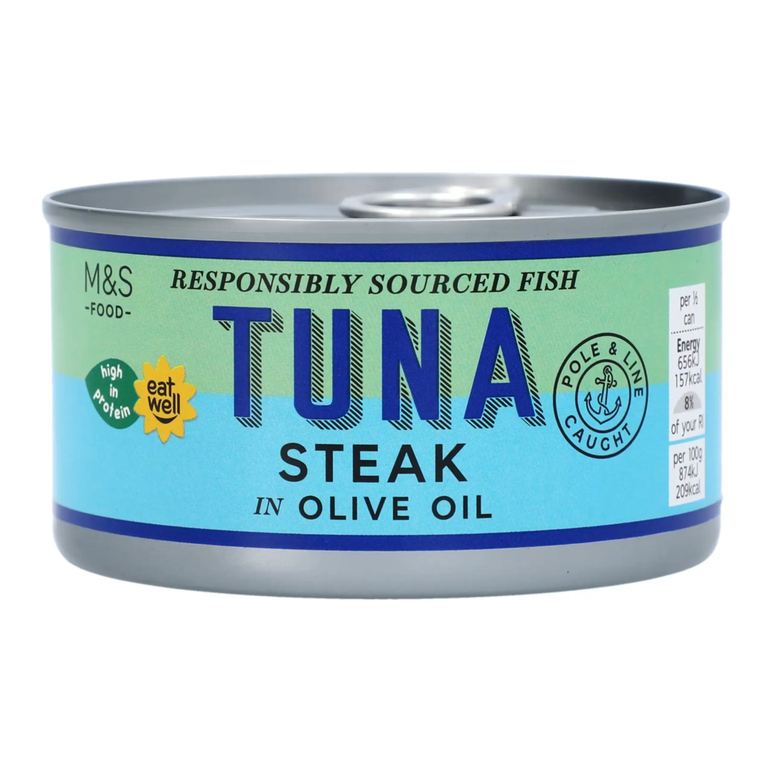 Pole-and line-caught tuna