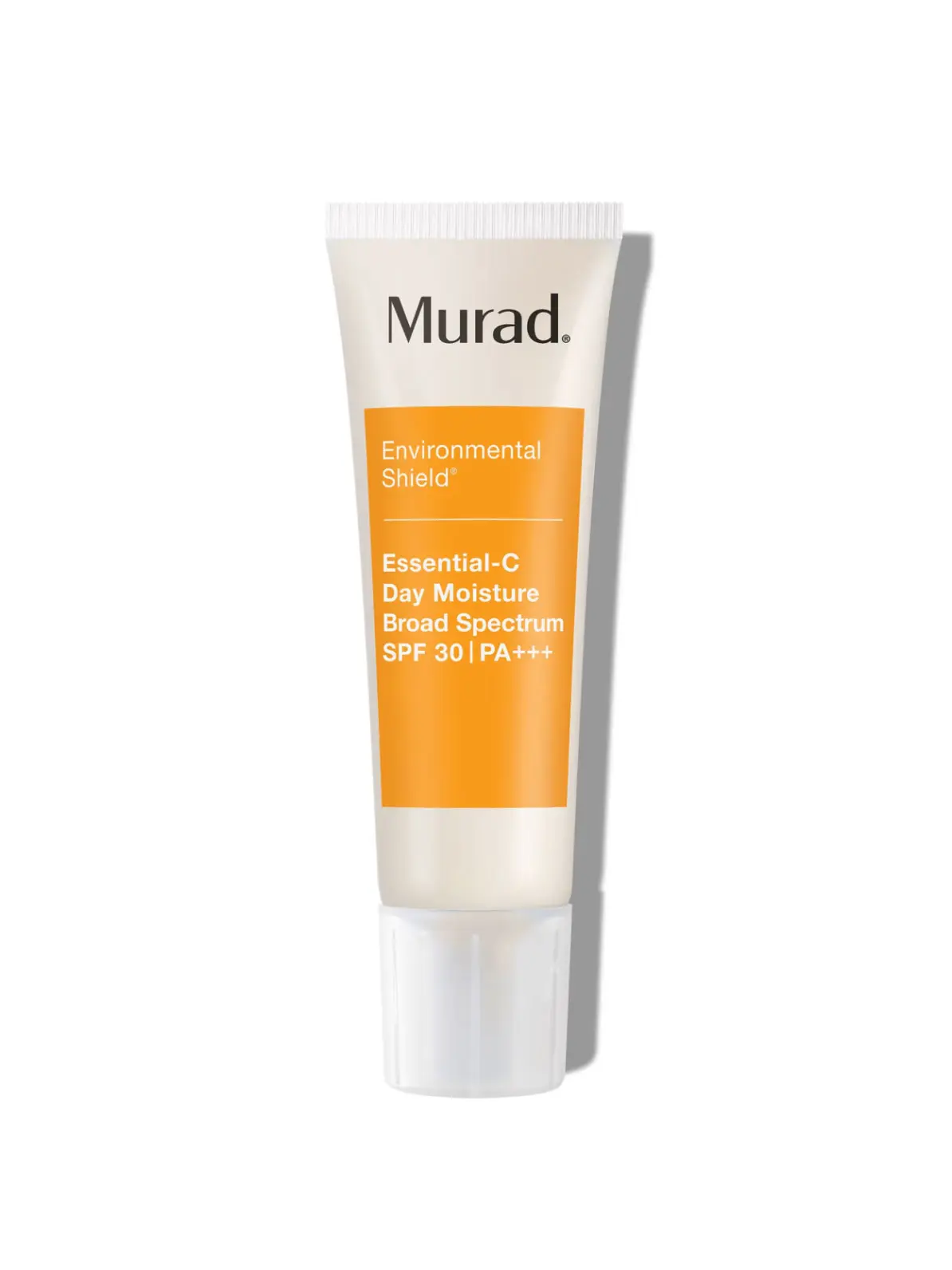 Image of SPF moisturiser in white and orange tube