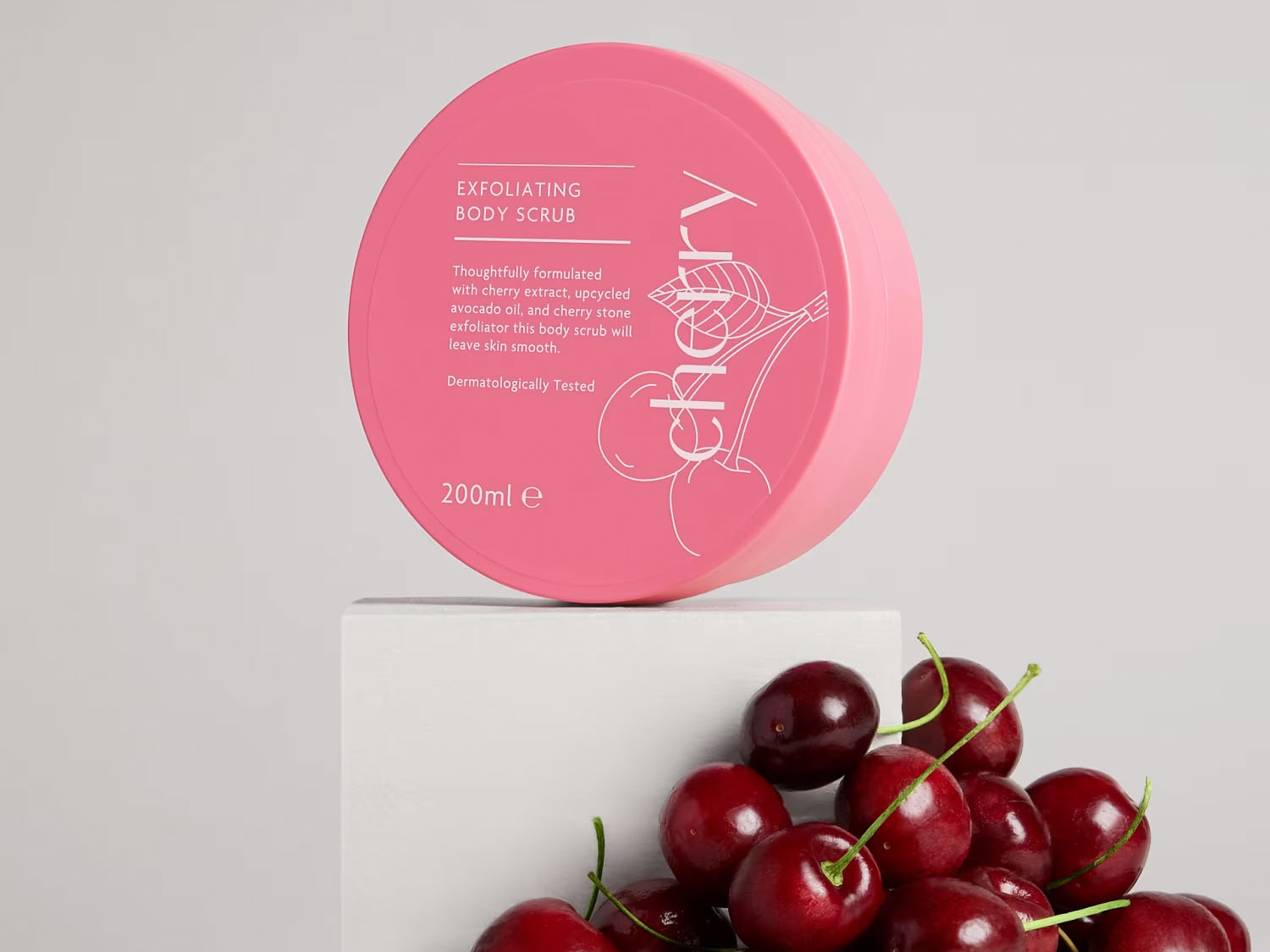 Burst Bodycare cherry body scrub