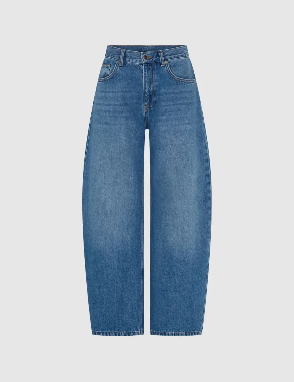 Relaxed High Waisted Barrel Jeans
