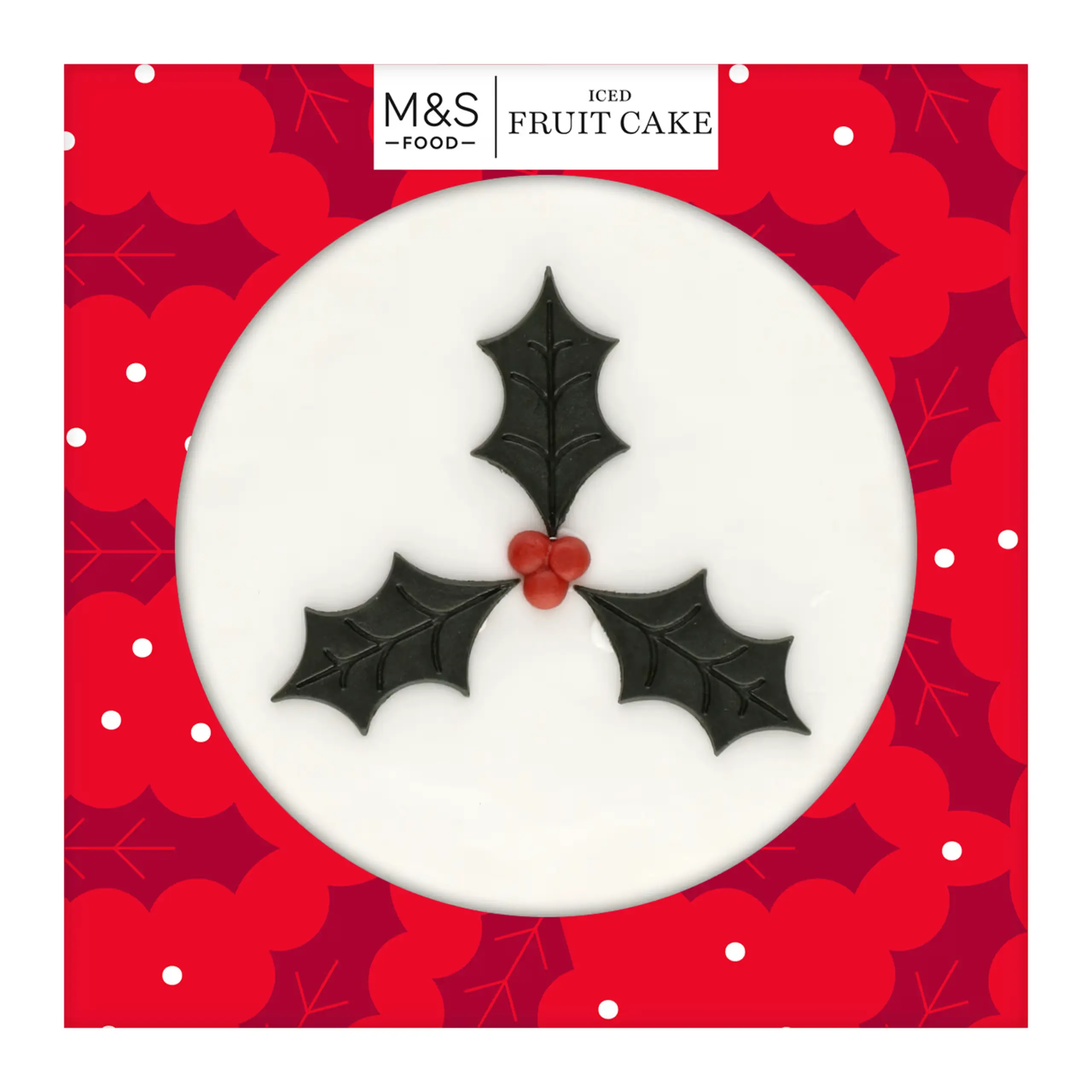 Top Iced Christmas Cake