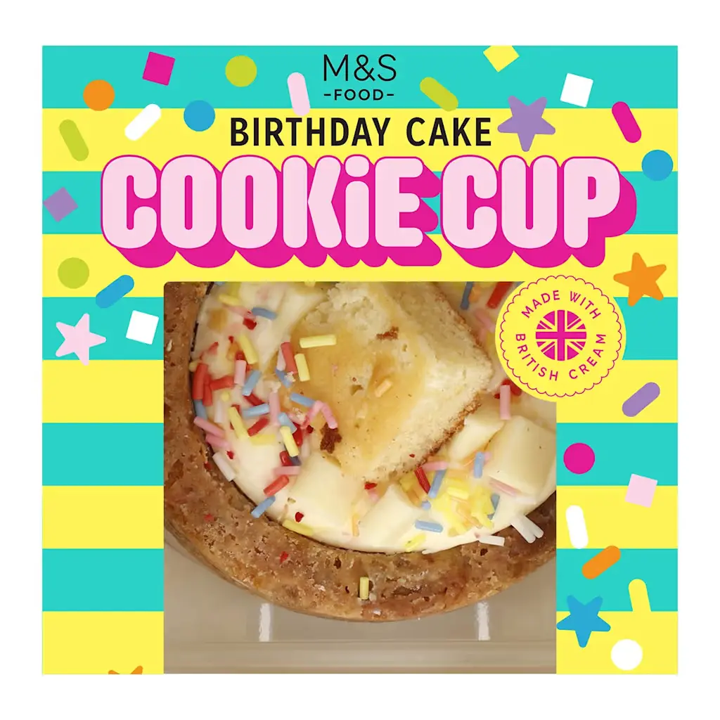 Birthday Cake Cookie Cup