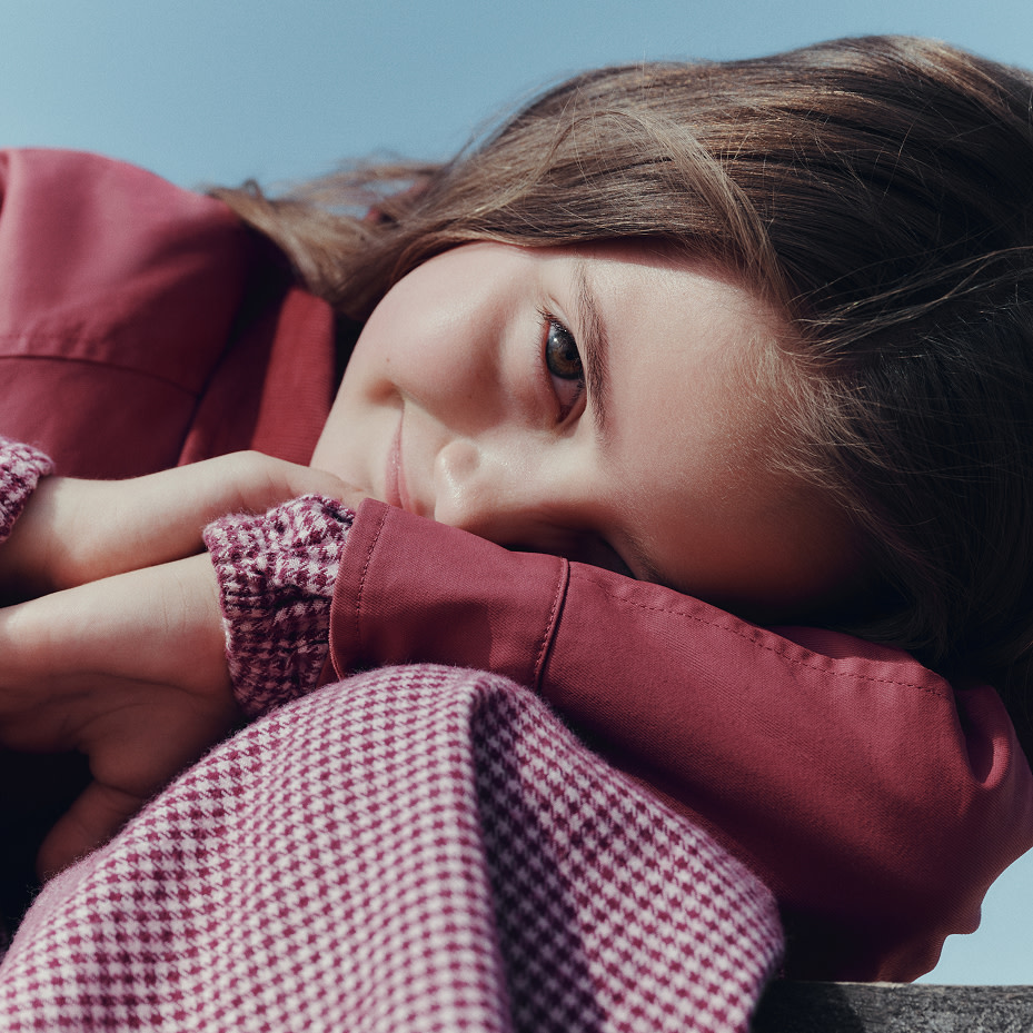 Girl wearing a jacket