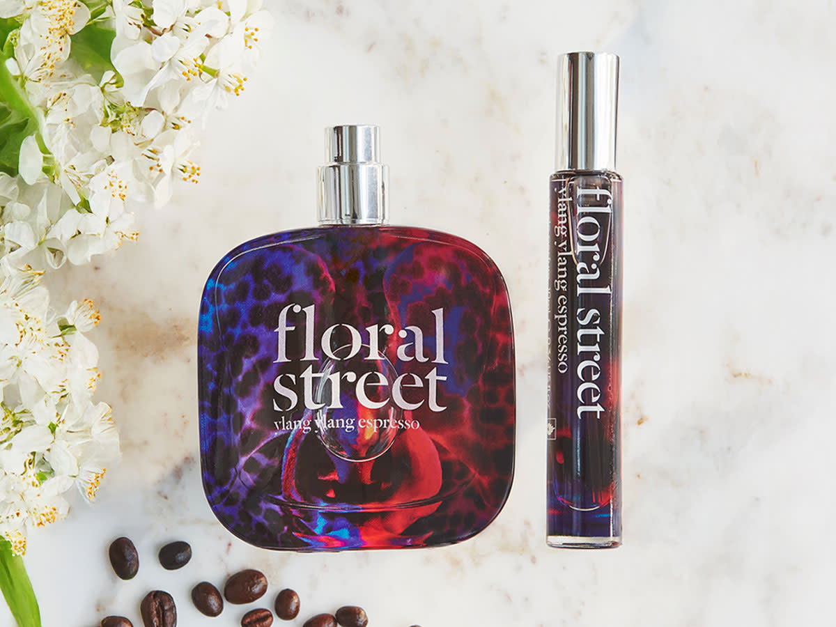 Selection of beauty products. Shop women's perfume
