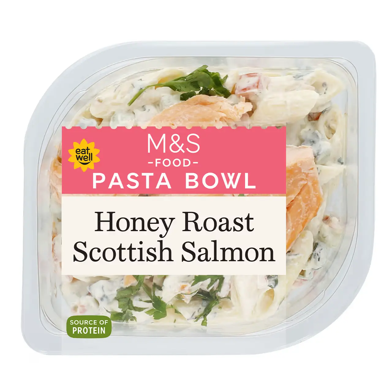 Honey Roast Salmon Pasta Salad
