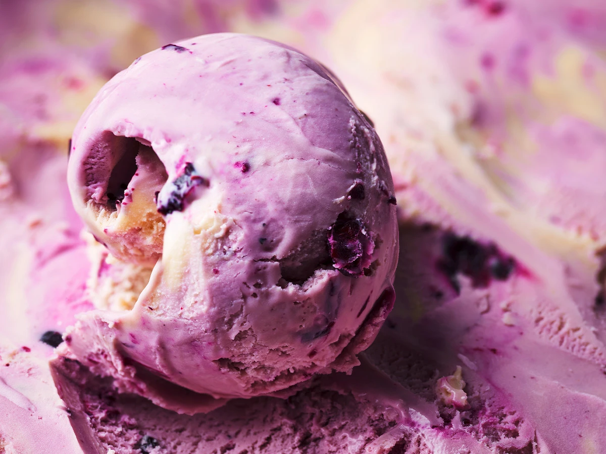 blackcurrant cornish ice cream