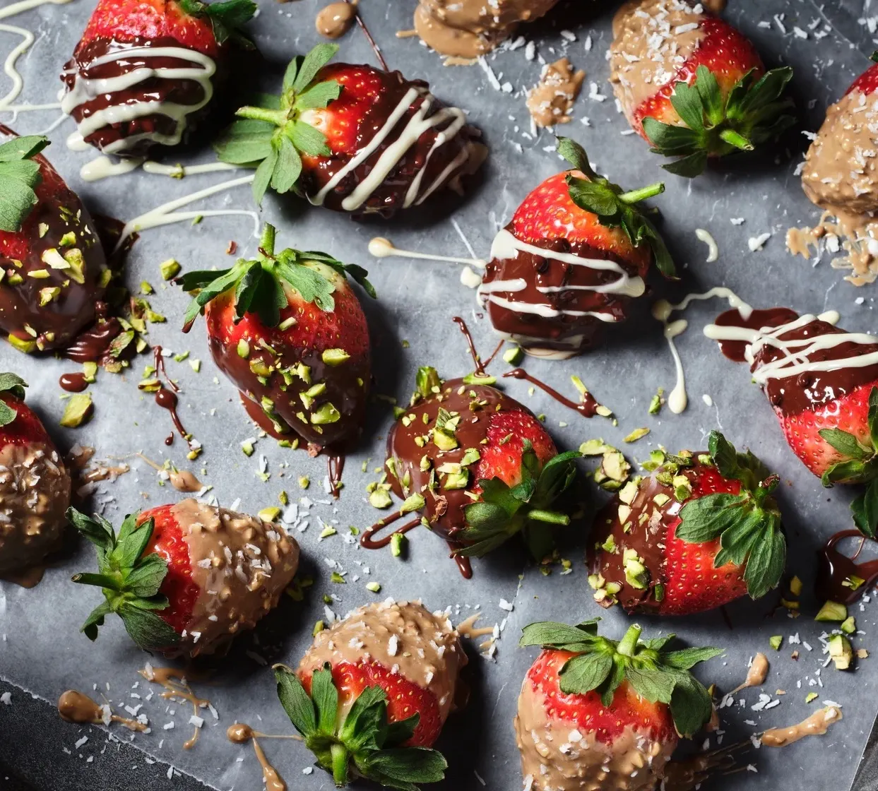 Chocolate covered strawberies