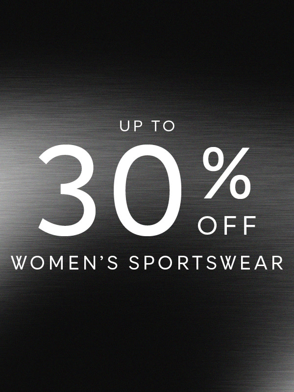 Up to 30% off Women's Sportswear