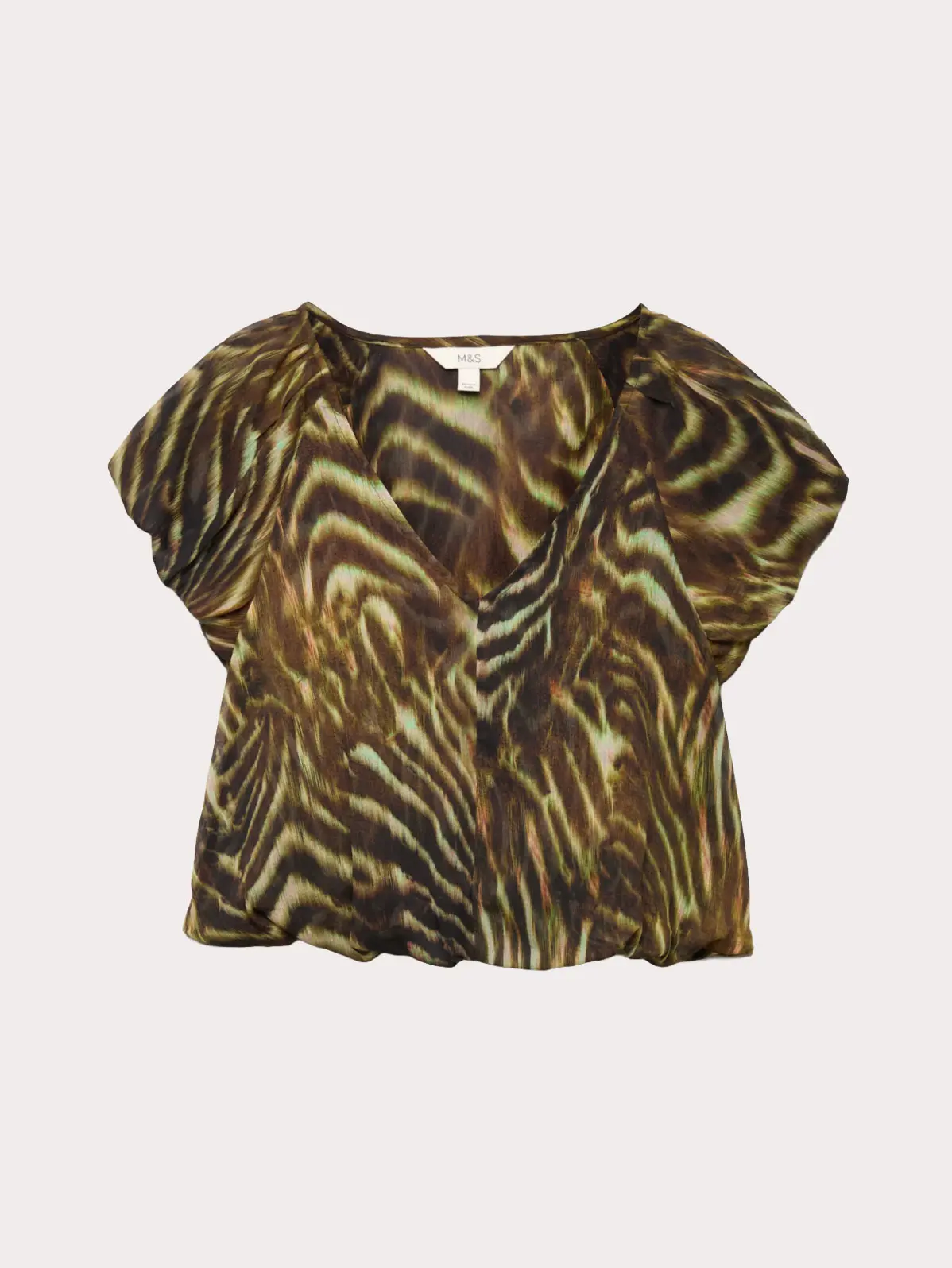 Animal print top