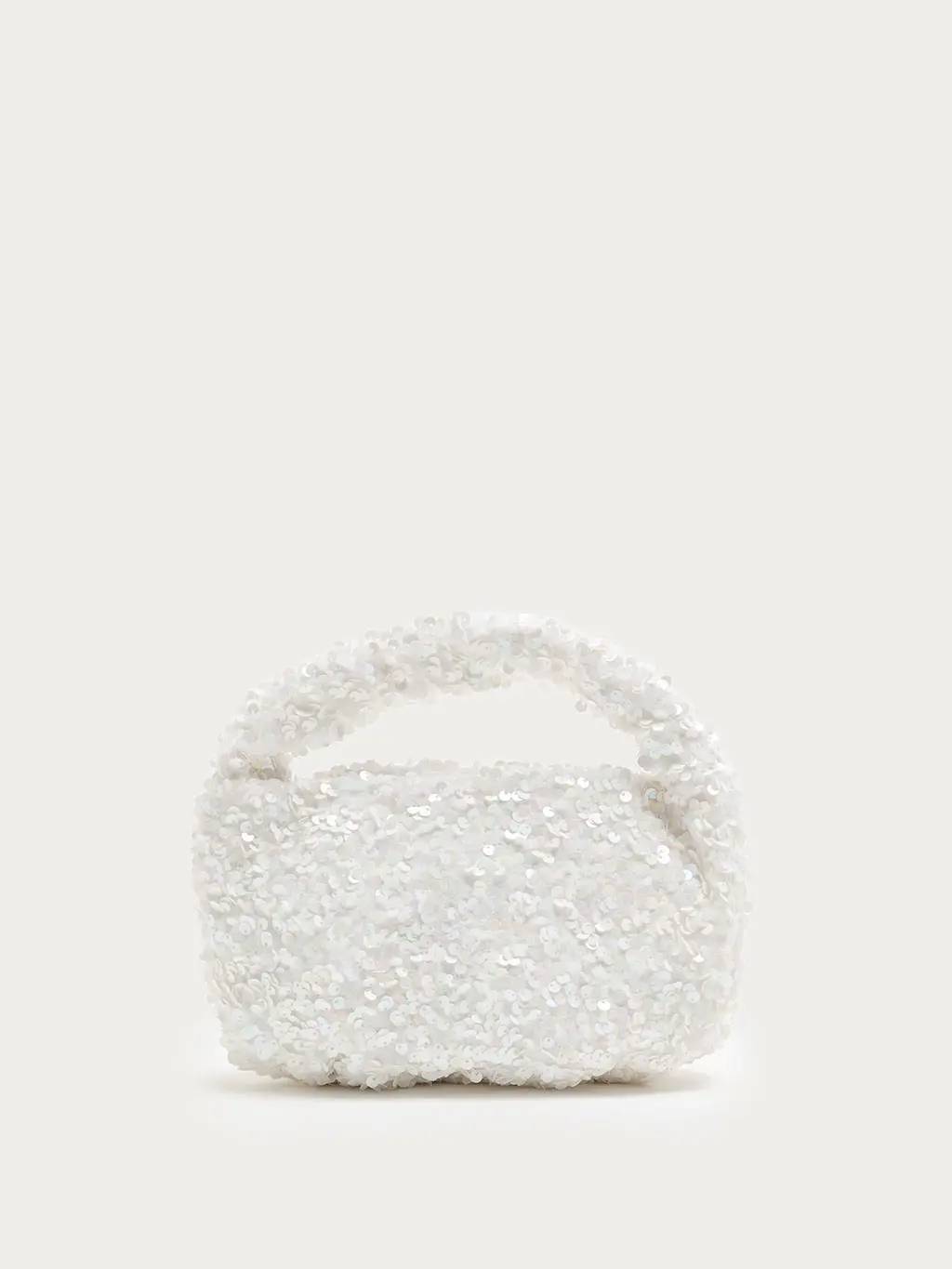 Silve sequin bag